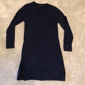 banana republic navy blue sweater dress